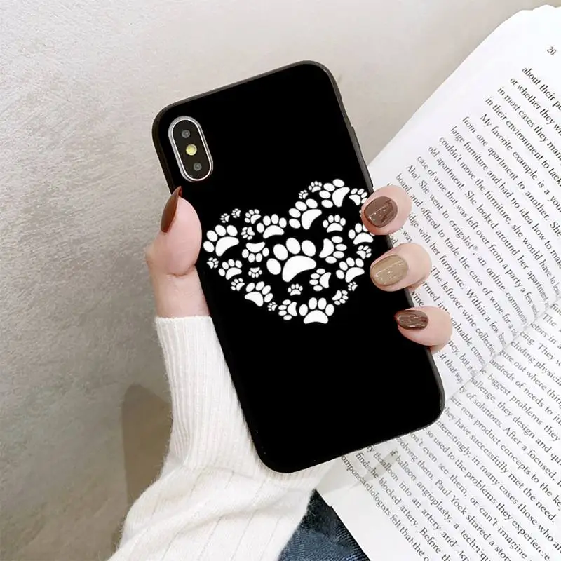 

YNDFCNB Cat paw print art Phone Case For iPhone 8 7 6 6S Plus 5 5S SE 2020 12pro max XR X XS MAX 11 case