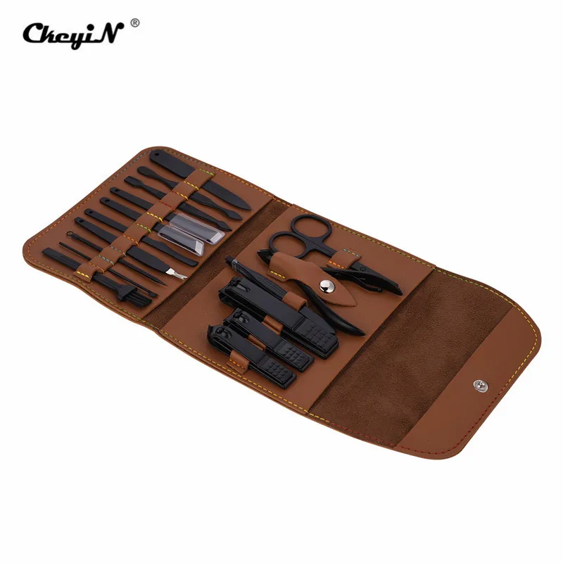 Набор для стрижки ногтей 16 шт./компл. ножницы из нержавеющей стали нейл арта набор