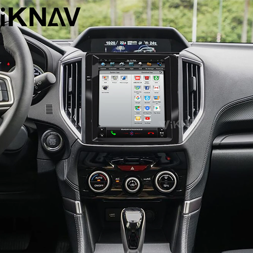 Car GPS Navigation Multimedia Player For Subaru Forester XV 2018 2019 2020 Android Car Radio Vertical Audio Head Unit HD Screen
