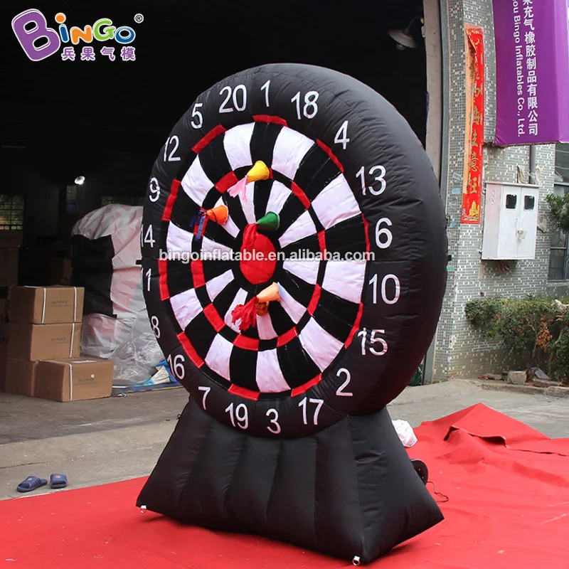 Ткань Оксфорд надувной дартс доска палка для стрельбы стена детской игры с