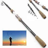 2 1m 2 4m 2 7m carbon fiber fishing rod super short portable spinning pole telescopic lure fishing rod trout carp fishing pole