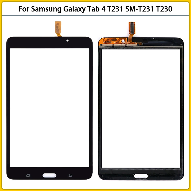 Купи 10 шт., сенсорная панель для Samsung Galaxy Tab 4 T231 SM-T231 T230 за 1,791 рублей в магазине AliExpress