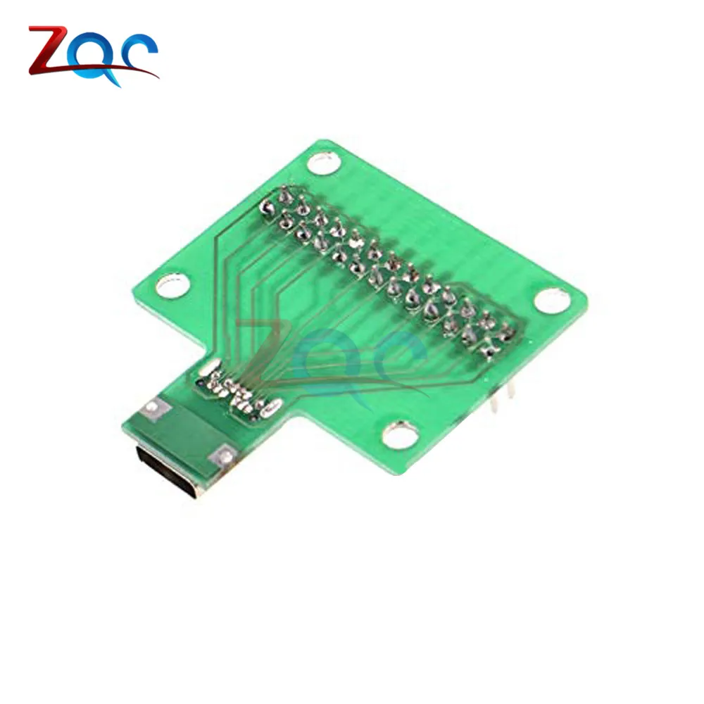 Тестовая плата для кабеля USB 3 1 24-контактный разъем Type-C гнездовой DIP-адаптера