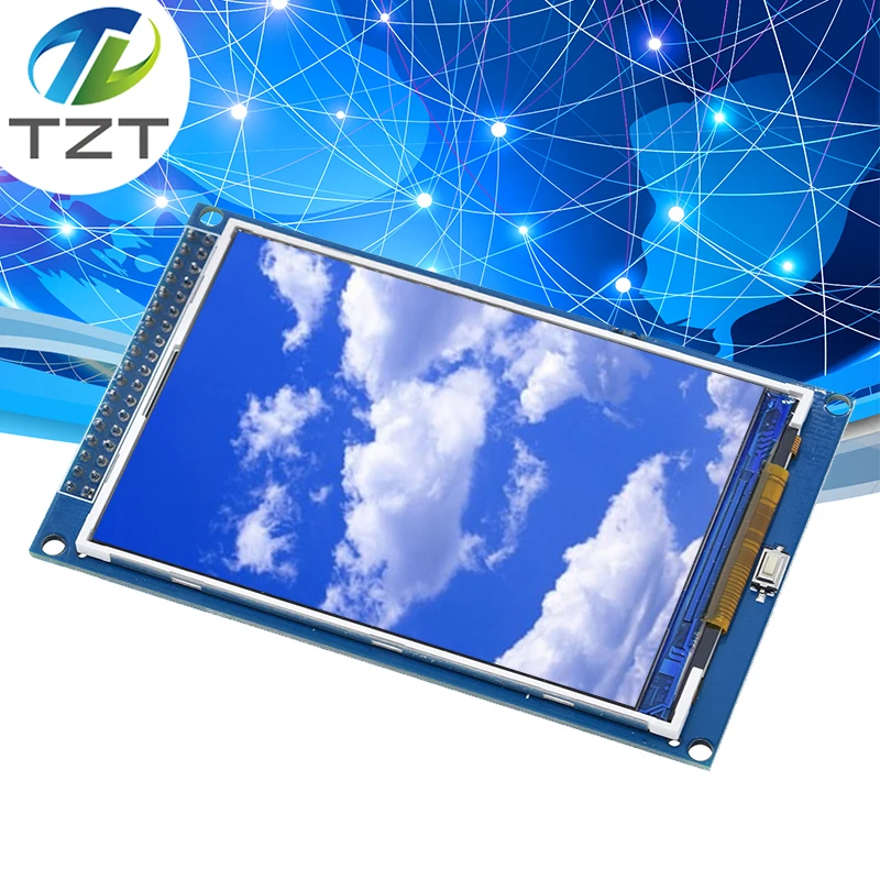 

TZT 3.5" 3.5 inch 480x320 TFT LCD Touch Screen Module ILI9486 LCD Display for Arduino UNO MEGA2560 Board Without Touch Panel