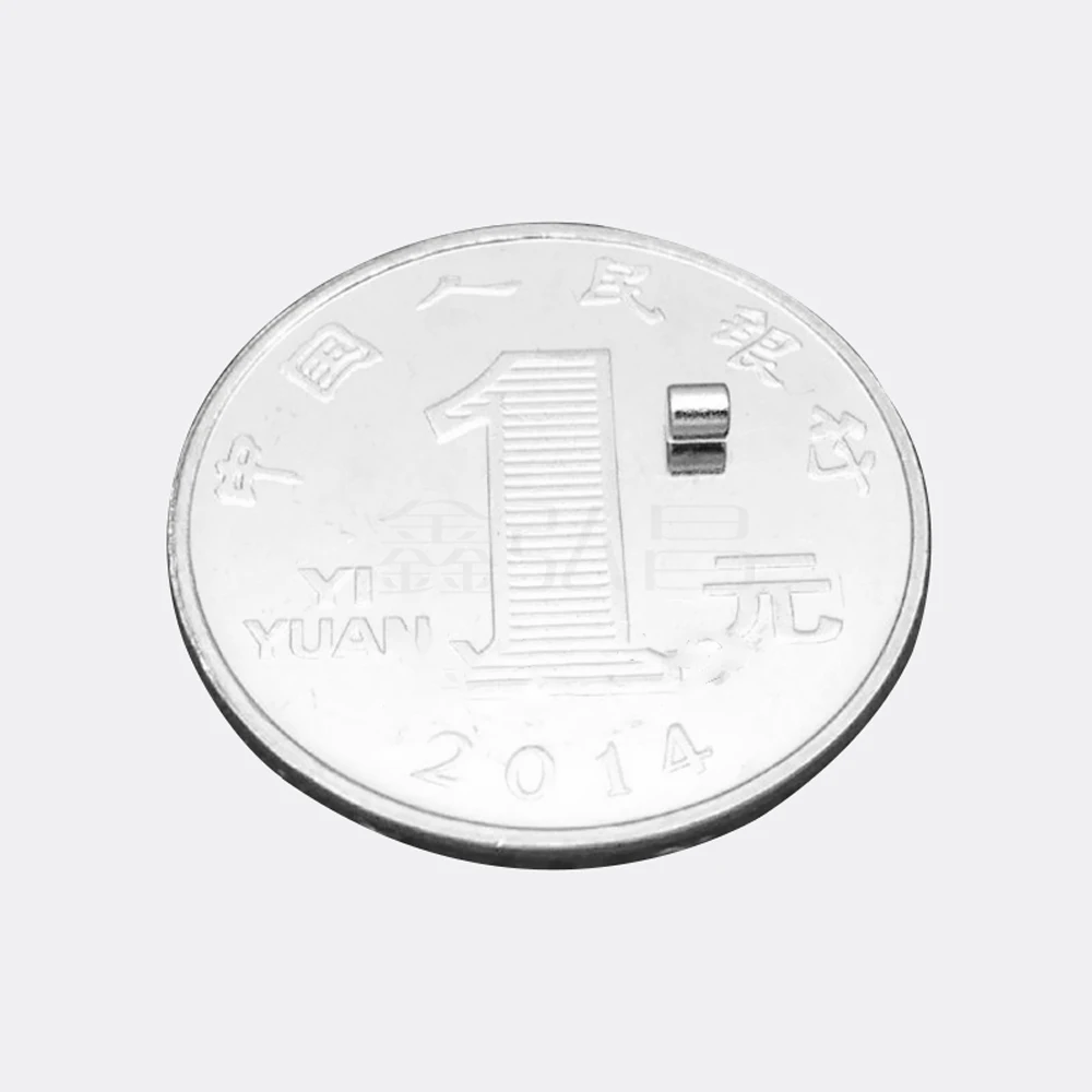 Круглые неодимовые магниты диаметром 2 мм 10 шт. толщиной 1 5 3 4 редкоземельные