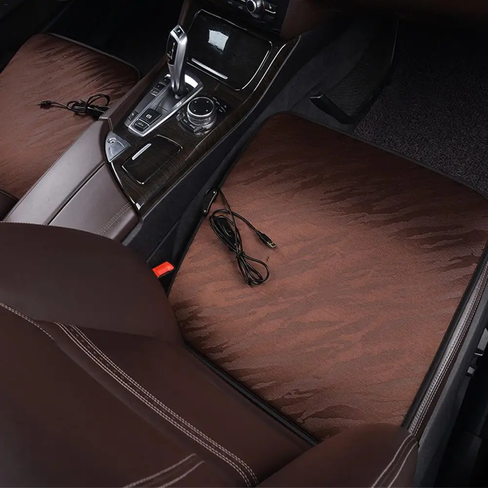 Автомобильная нагревательная Подушка 12 В одиночная подушка для сиденья Офисная