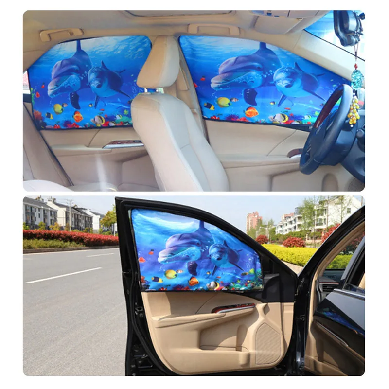 Занавеска боковое стекло автомобиля солнцезащитный козырек мультяшный ребенок