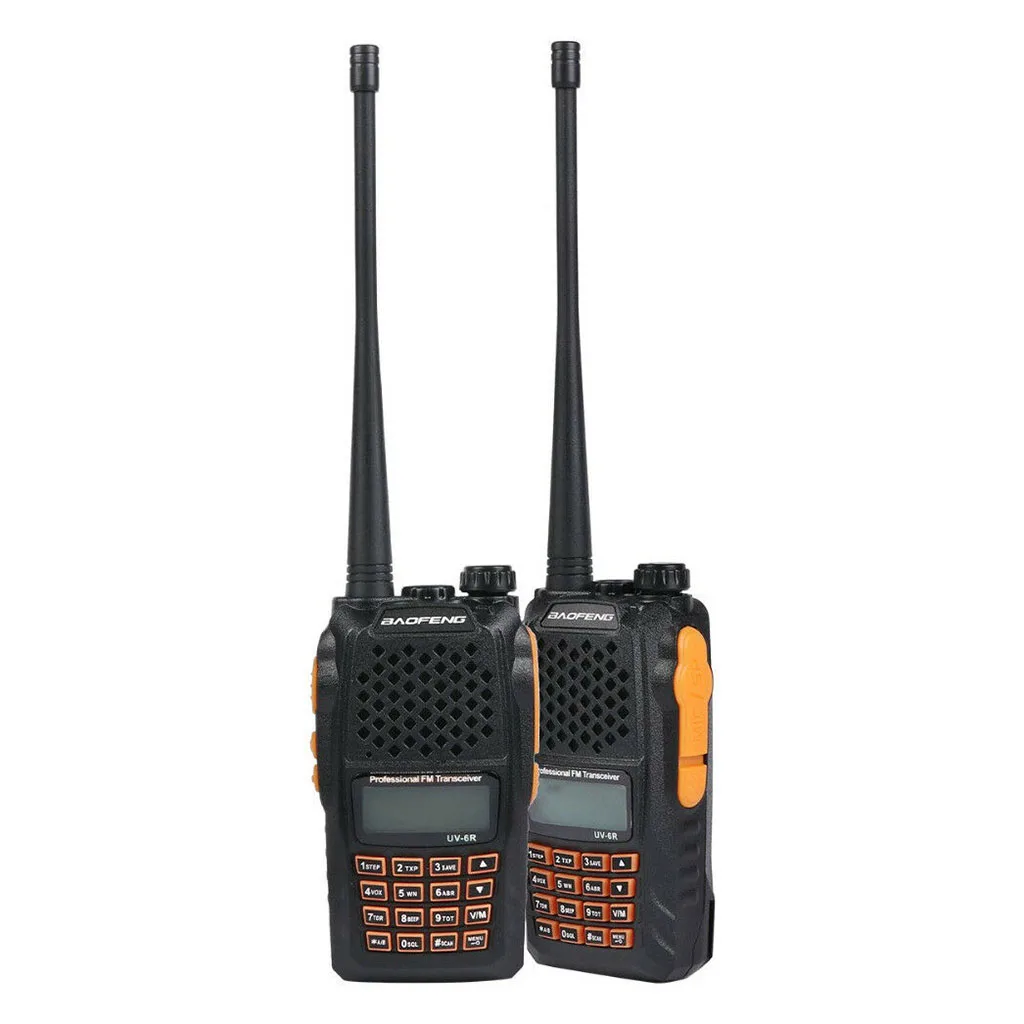 BaoFeng BF-UV6R портативная рация с большим диапазоном двухстороннее радио Handhled FM
