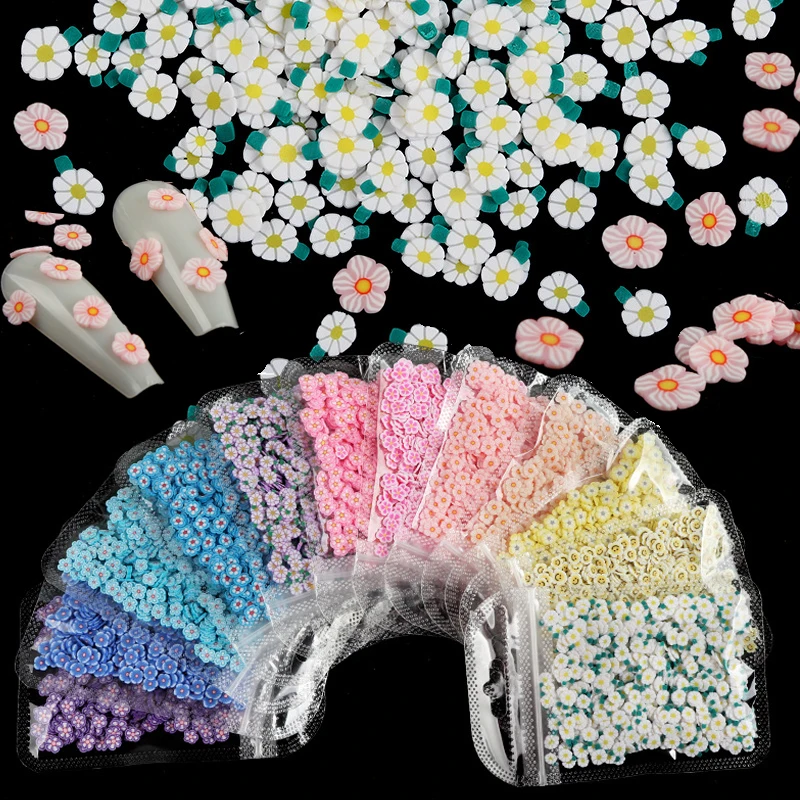 

10 г, смешанные кусочки цветочного узора, наполнитель для глины, наполнитель для ногтевого дизайна, крафт-декор для изготовления ювелирных и...