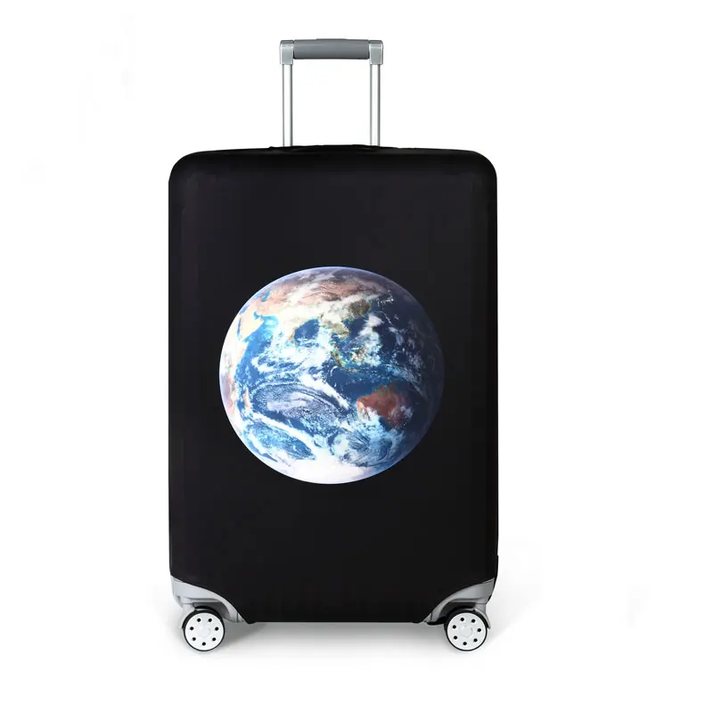 N World Trip защитный чехол на чемодан тележка багажная сумка чехол для мужчин и женщин Толстый эластичный чехол для костюма чехол - Цвет: N