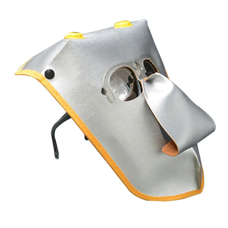 Регулируемая Изолированная кожаная Сварочная маска аргоновая дуговая сварочная