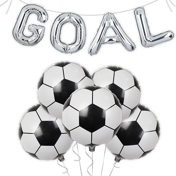 Футбольный мяч вечерние поставки | Цель Виниловый фон с шарами + футбольный