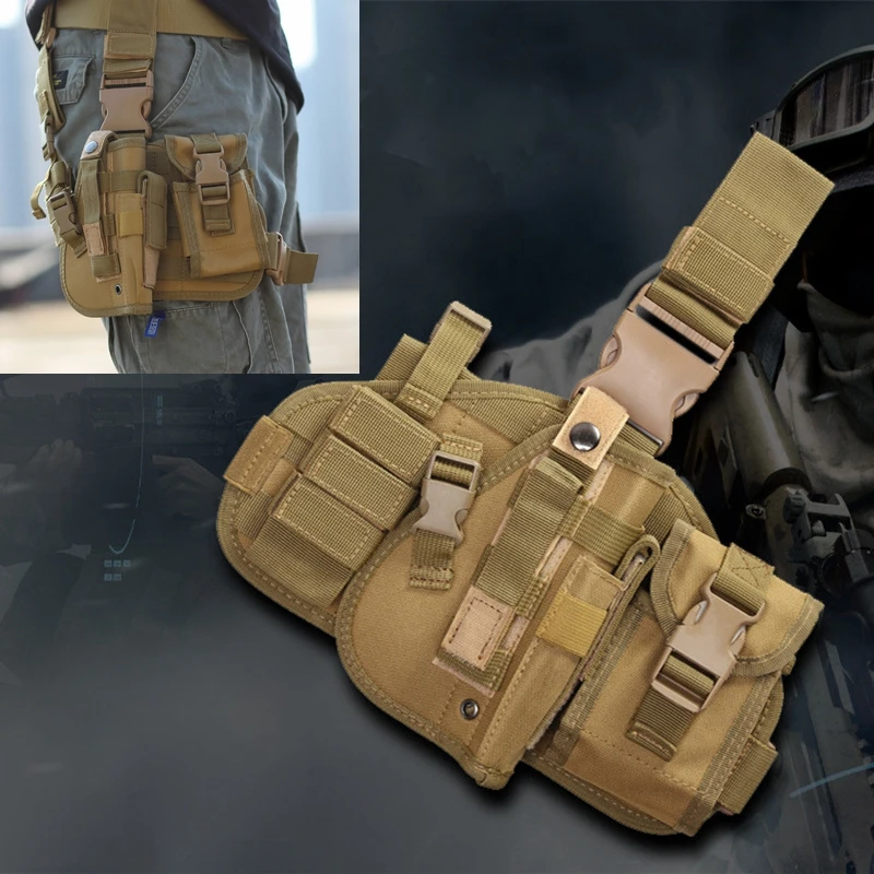 Тактическая кобура для ног Военная охоты быстрая стрельба регулируемые