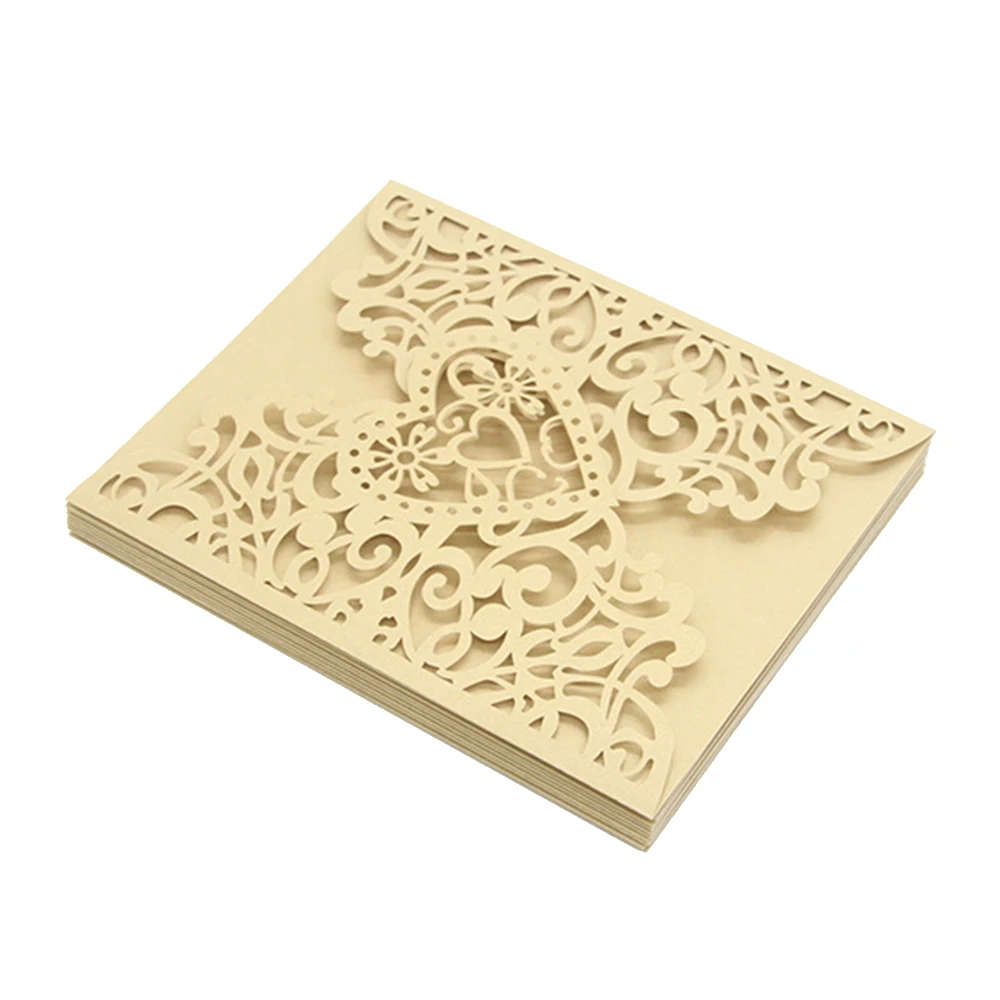 50 шт. лазерная резка свадебные приглашения открытки персонализированные товары