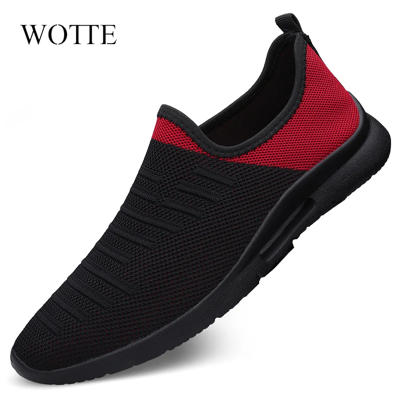 

Men's Casual Shoes Loafers Breathable Footwear Men Mesh Sock Sneakers Non-slip Lightweight Sports Shoes For Men Big Size 46