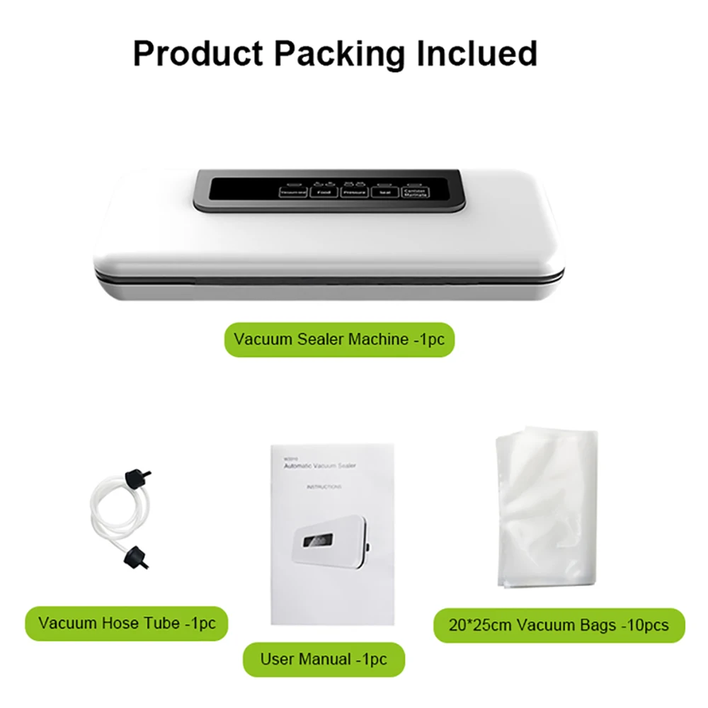 

Dry And Wet Dual Use Vacuum Sealer Machine Fruit Vegetable Preservation Machine 220V 110V Automatic Commercial Household