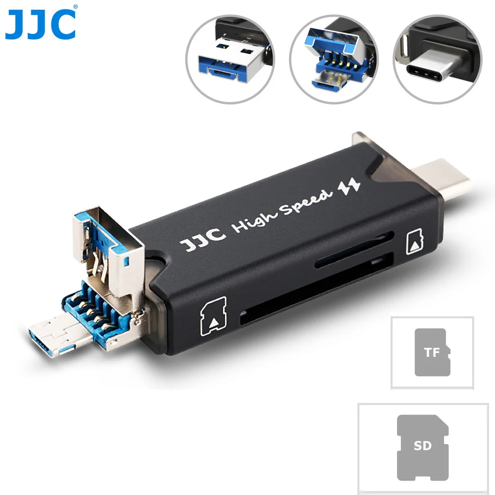 Устройство для чтения карт памяти JJC USB 3 0 Micro 2 Type C 0|Картридеры| |