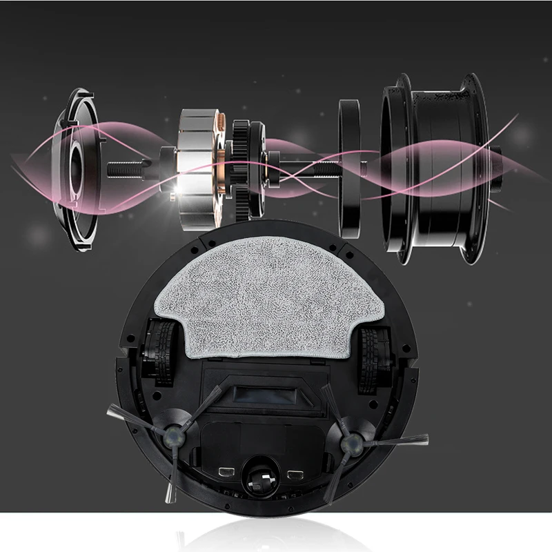 Умный робот-пылесос ISWEEP 2000Pa самовсасывающий робот с пультом дистанционного