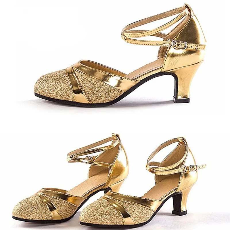 

Women's Latin Dance Shoes Baotou Soft Sole Social Networking Salsa Dance Shoes with Sandals Adult Outdoor Slides Dance Sneakers