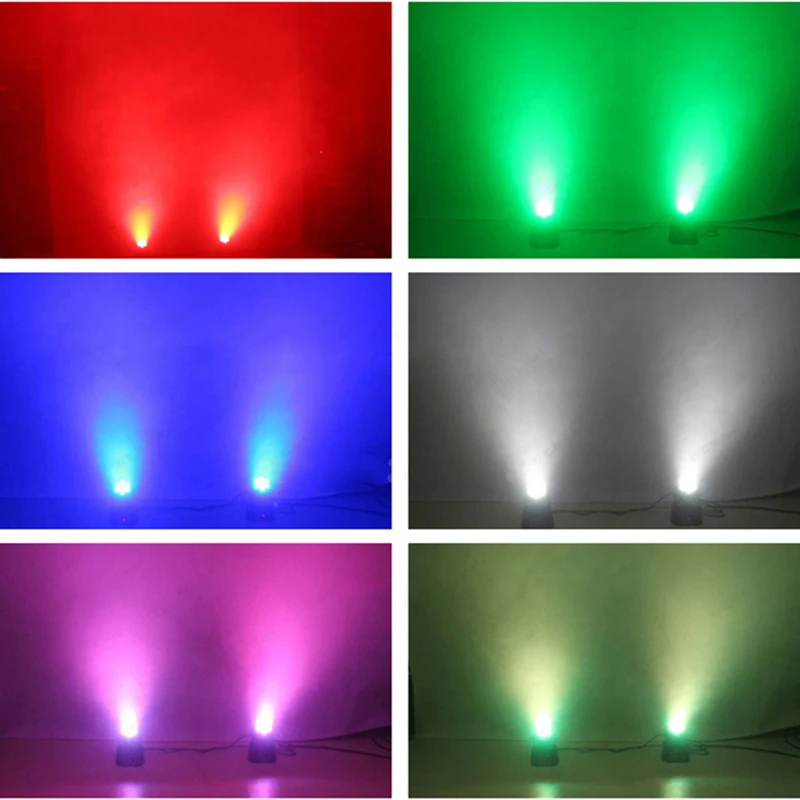 

Fast Shipping 5x18W RGBWA+UV Light 6in1 LED Wash moving head light DMX DJ Disco Party lights Wedding music show stage lighting