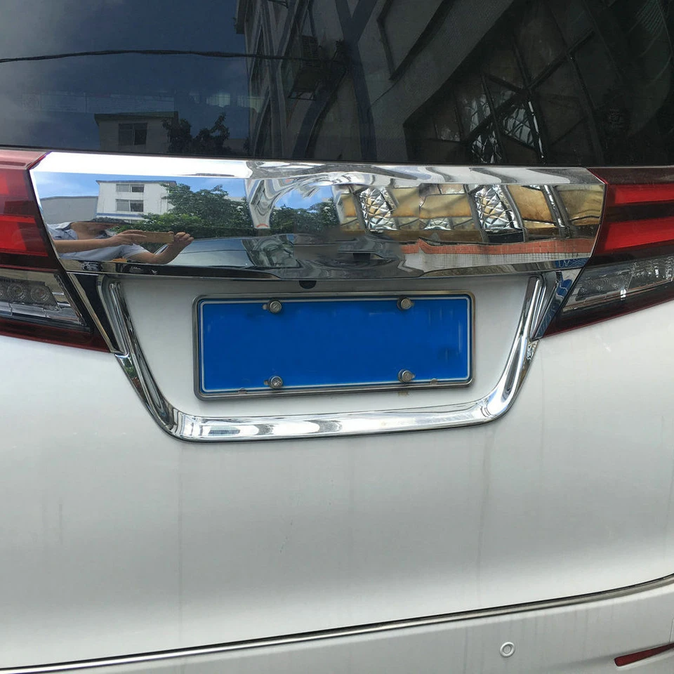 Автомобильный задний багажник дверь номерной знак рамка Обложка отделка