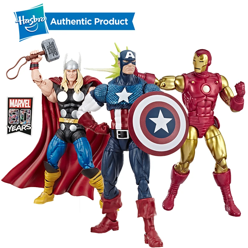Hasbro Marvel легенды 6-дюймовый Капитан Америка Мощность и слава Эксклюзивный с мьельнир молотки Мстители, надежную защиту от повреждений, Hydra Arnim зола