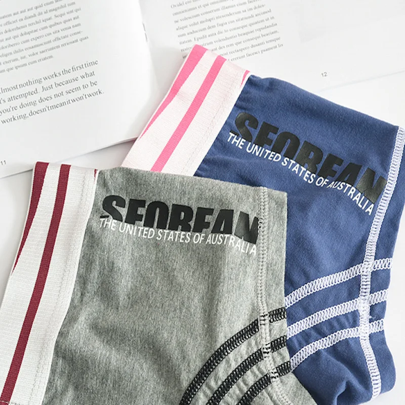 SEOBEAN мужские хлопковые боксеры нижнее белье neopreno hombre сексуальное стрейч пижама