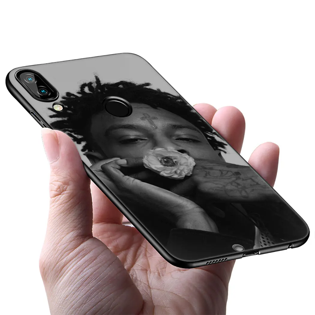 Мягкий силиконовый чехол Rapper hip hop 21 Savage для huawei mate 30 Pro Lite Y9 Prime P9 P8 |