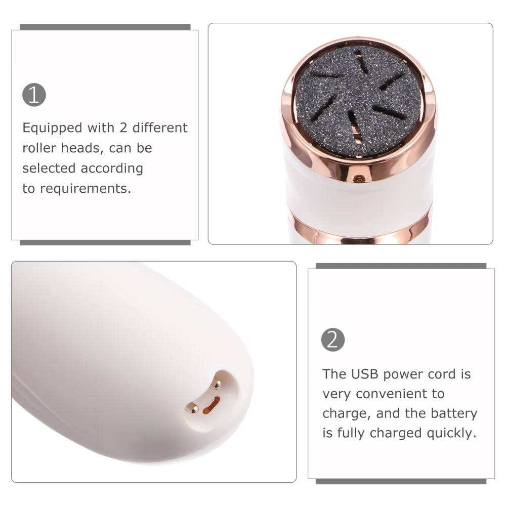 

Portable Rechargeable Electric Foot File Callus Remover Feet Care Pedicure Tool