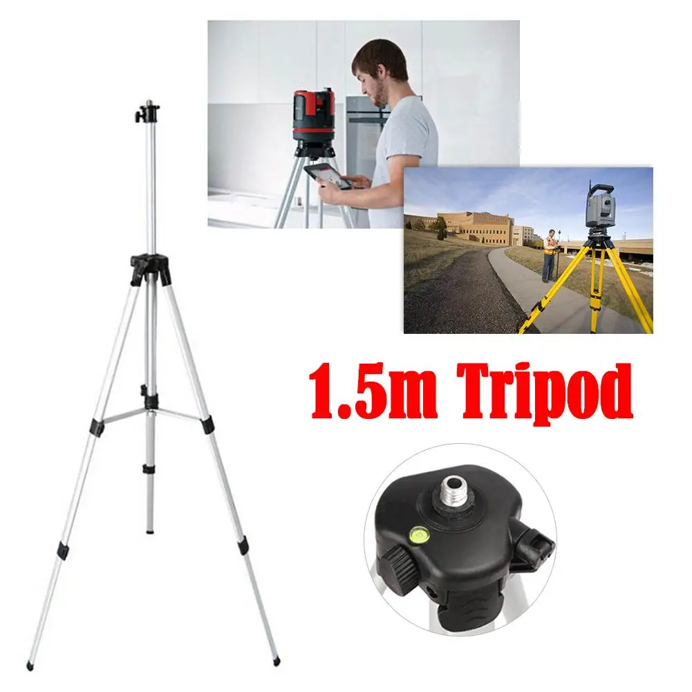 1.5m Tripod For Laser Level Automatic Self 360 Degree Leveling Measure Building Construction Marker Tools New | Инструменты