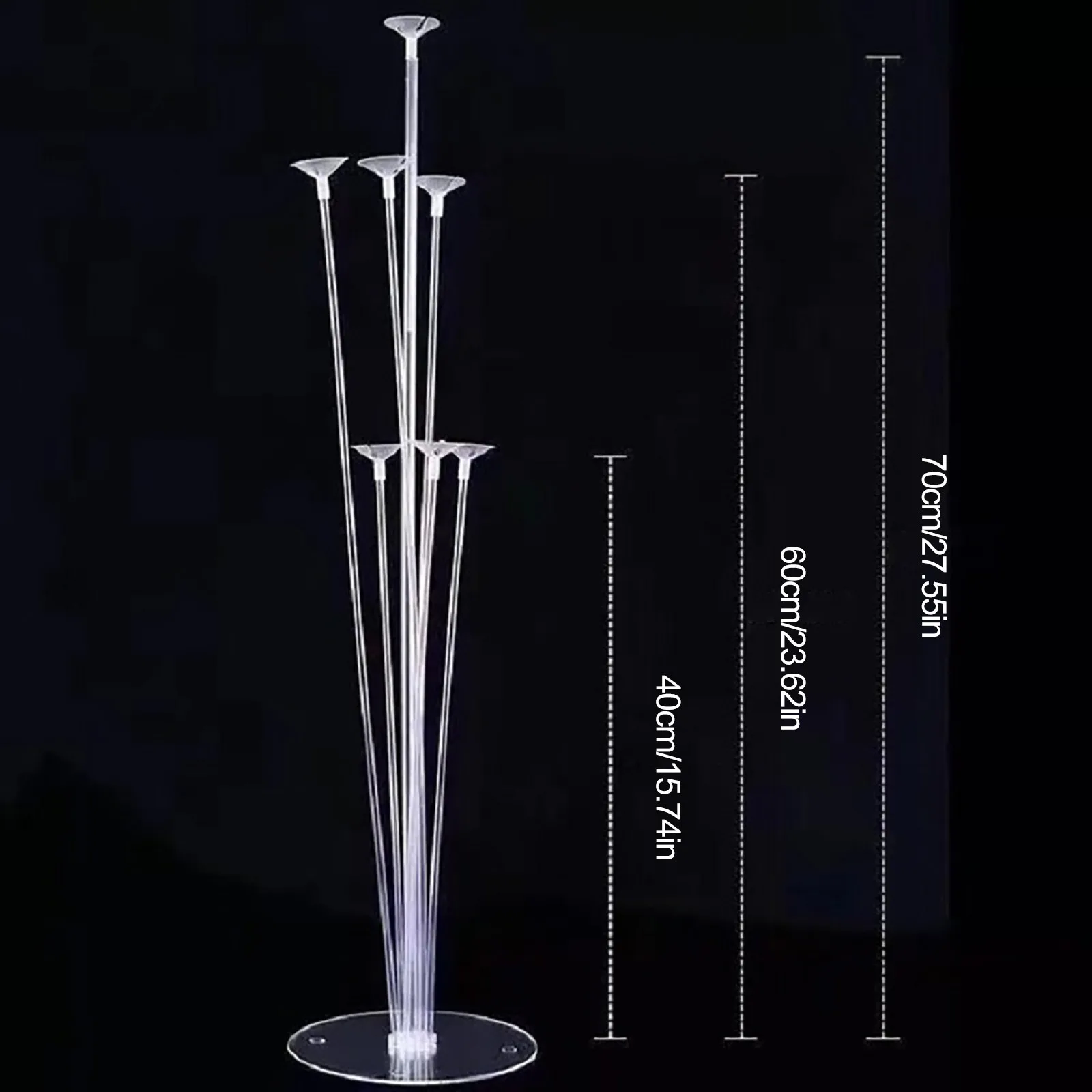

Balloon Holder Table Floating Transparent Bracket Transparent Balloons Tree Swinging Rod 2pcs Porte Ballon Transparent 2021