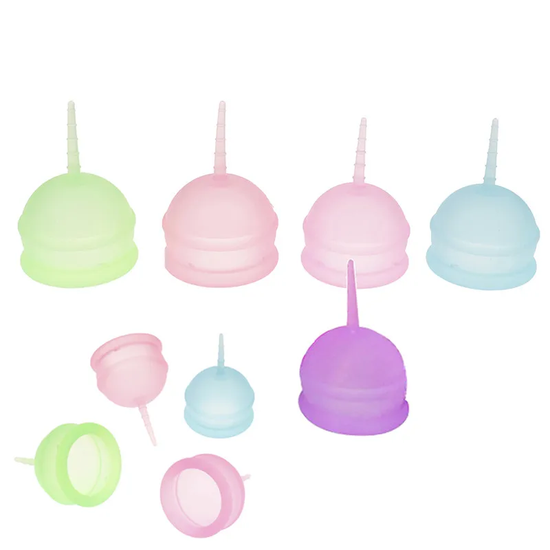 

Silicone Menstrual Cup Feminine Hygiene Lady Prevent Side Leakage Period Cup Collector Menstrual Vigin Care Bidets Accessories