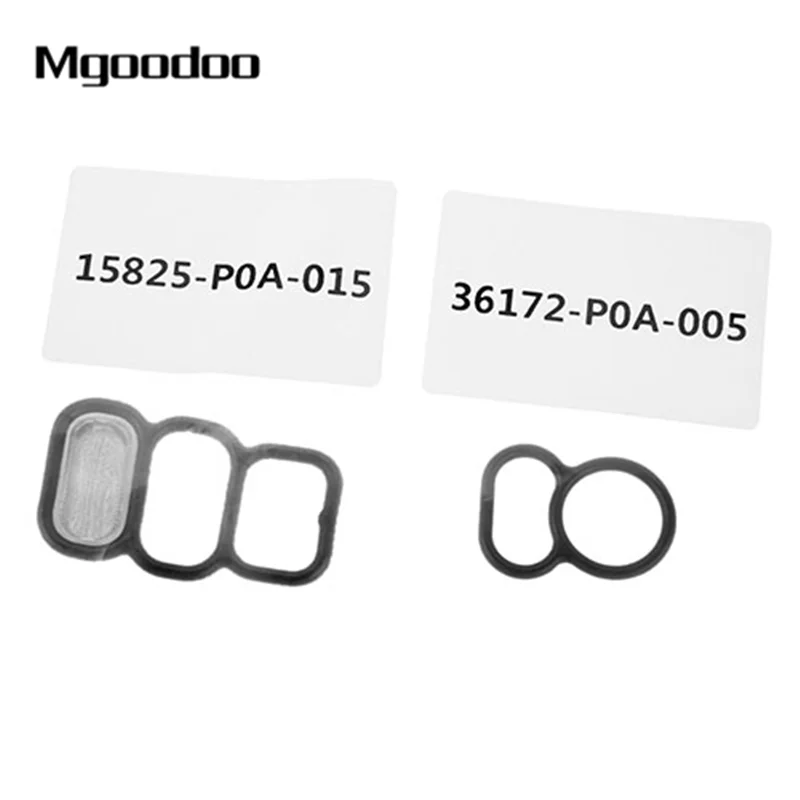 

Mgoodoo 15825-P0A-015 VTEC Solenoid Gasket and VTC Filter Fit For 1994-2002 4 cylinder engines Honda accord
