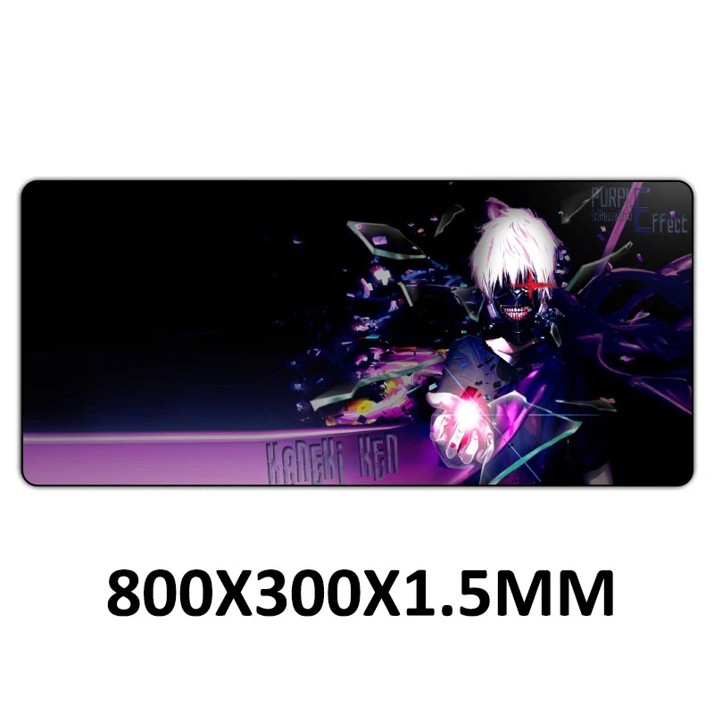 Игровой коврик для мыши 800x300 мм, XL, противоскользящий, с блокировкой скольжения, натуральный каучук, большой игровой коврик для мыши, аниме, для настольного компьютера, ноутбука - Цвет: 10