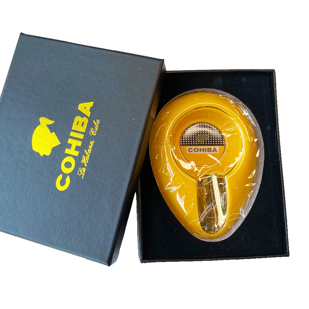 Овальная портативная пепельница для сигар Cohiba бытовая керамическая роскошная