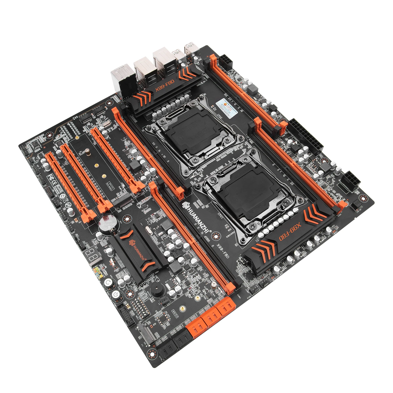 Материнская плата HUANANZHI X99 F8D Intel Dual с процессором XEON E5 2678 V3 * 2 комбинированный