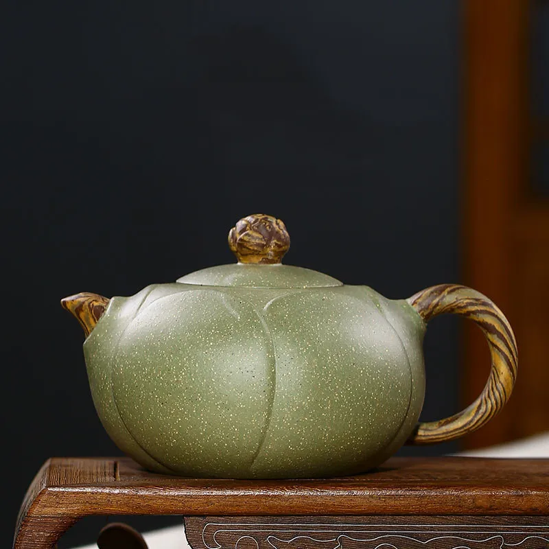 

Чайный горшок Yixing из фиолетовой глины, красивый чайник ручной работы, чайный набор Tie Guanyin, чайная посуда на заказ, аутентичная большая емкос...