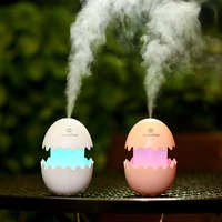 funny egg diffuser humidifier 100ml cute cartoon mist maker colorful night light sprayer for home office car creative gifts