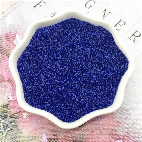 Blue Супер маленький сплошной цвет чешское стекло разделитель бисера 1000 шт./лот круглый австрийский хрусталь отверстие 3D бусины для ногтей для DIY ювелирных изделий - Цвет: Blue