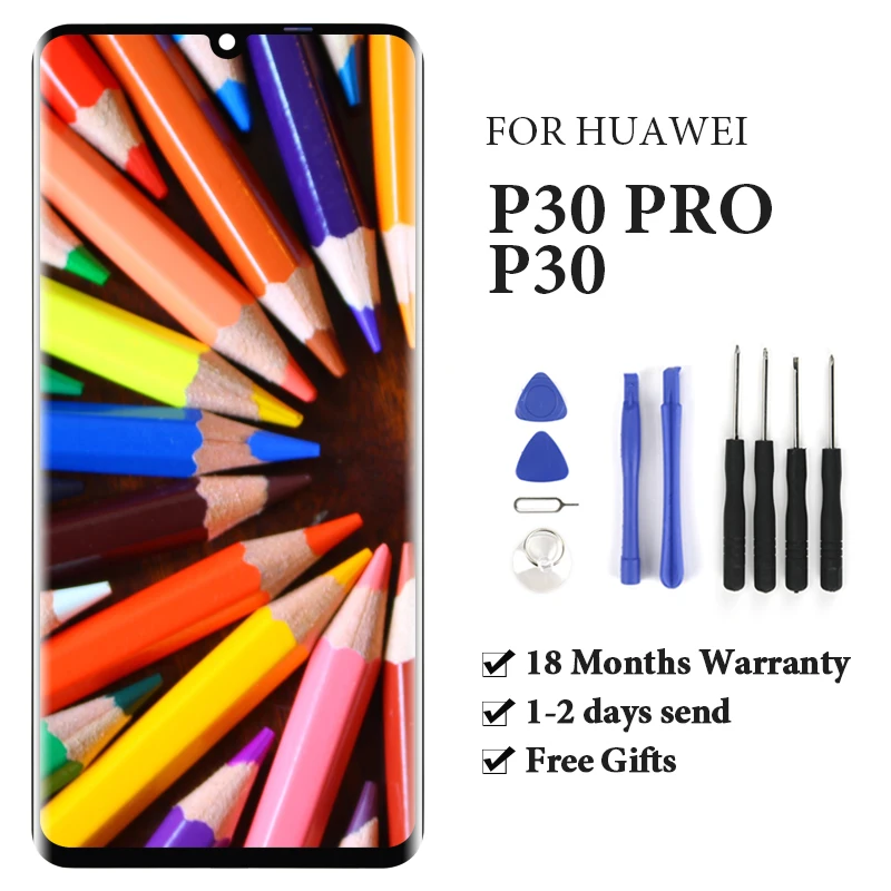Для huawei P30 Pro lcd 6,47 дюймов OEM экран сенсорный экран замена дигитайзер для huawei P30 P30 proBlack дисплей