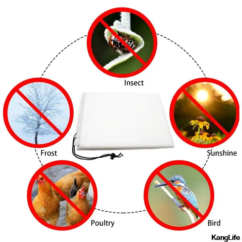 Покрытие для растений защитный мешок защиты от мороза двора сада маленького