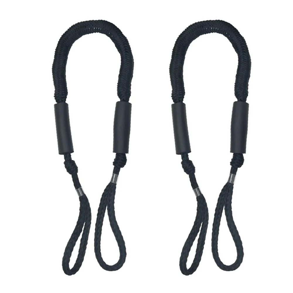 

2PCS 3.5-5.5ft Bungee Dock Line Mooring Stretch Rope Quick Docking Kayak accessories For Boat Kayak Camping Hiking