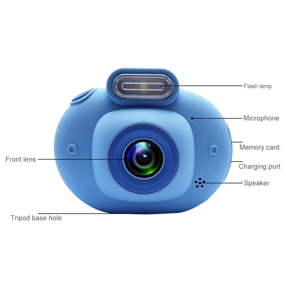 Детская мини мультипликационная цифровая камера 1080P HD видео запись портативная