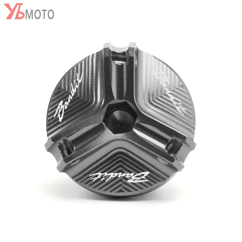 Заливочного отверстия Кепки для SUZUKI Bandit 400 600 650 1200 1250 1250S Аксессуары для мотоциклов двигателя маслосливную пробку сливная Гайка Крышка для чашки