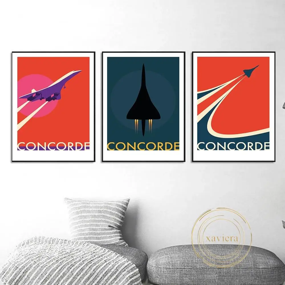 Ретро-дизайн летающий флаг Настенная картина в скандинавском стиле винтажная