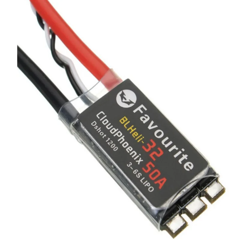 FVT Cloud Phoenix 3 6S 50A BLHeli 32 Dshot1200 бесщеточный Электрический регулятор скорости ESC|Детали