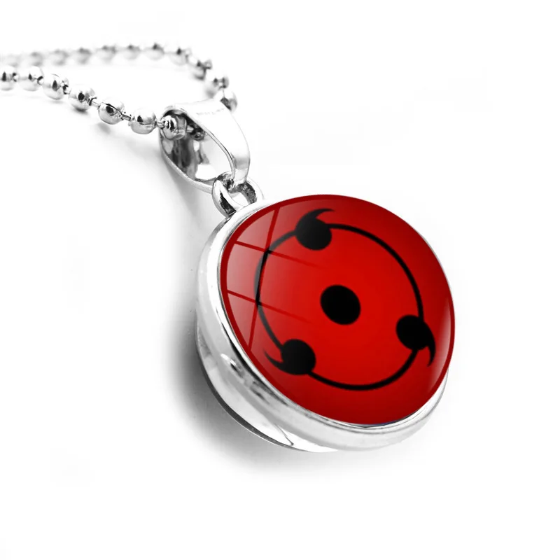 Калейдоскоп глаза фото стеклянный шар кулон ожерелье в стиле японского аниме