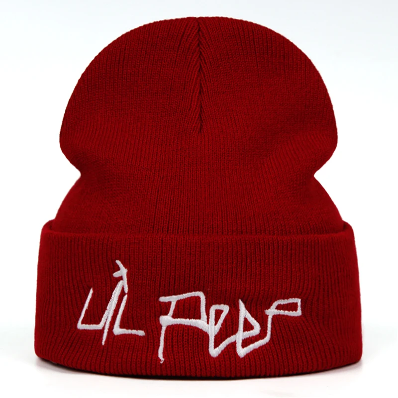 Lil Peep Beanie с вышивкой Отпугиватель Love lil.peep мужские и женские вязаные кепка вязаная