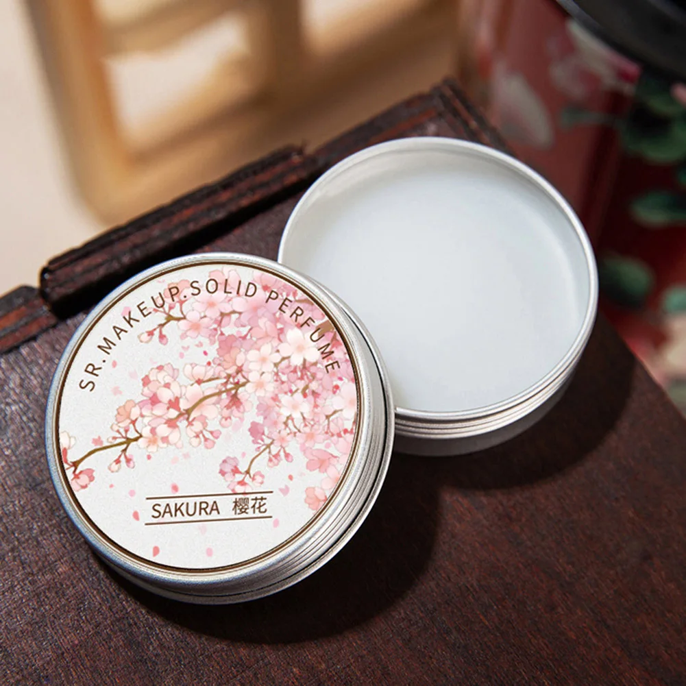 

Portable Pocket Balm Rose /Peony /Lotus/Sakura/Lavender Women Retro Scent Fresh And Elegant For Women Solid Perfume Body Aroma