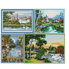 Joy Sunday, вышивка крестом, Лебединое озеро, Китайская вышивка крестиком, 11CT 14CT, наборы для рукоделия сделай сам, наборы для вышивания крестиком